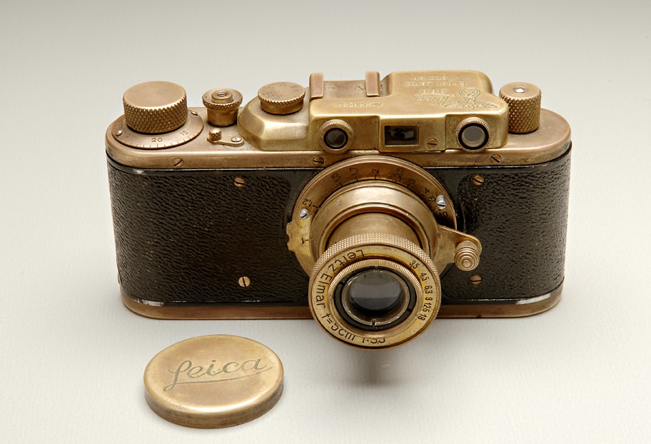 Gold Leitz Leica WWII camera