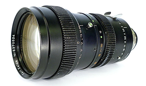 Zeiss 10-100mm T2.0 Zoom Lens