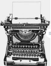 Vintage typewriter