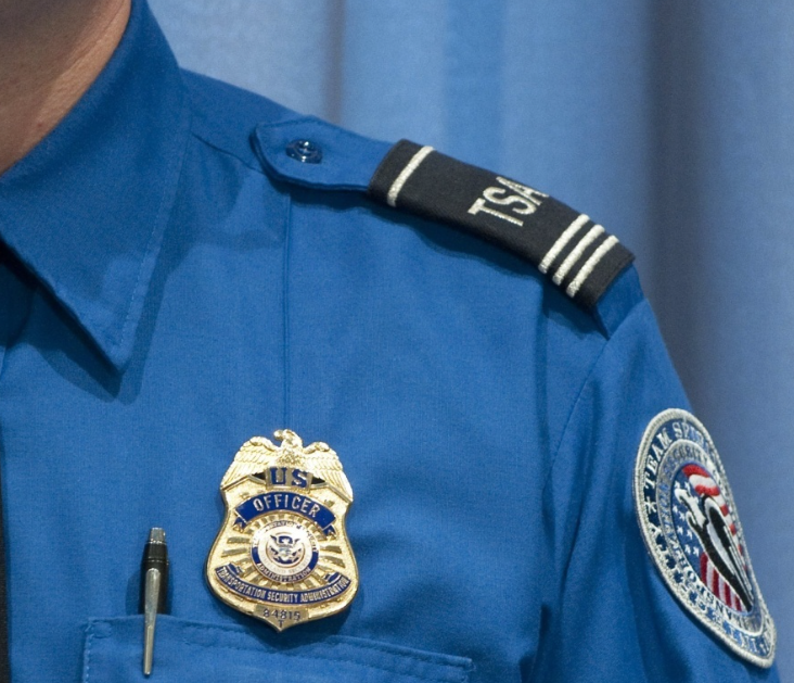 TSA Immigration Officer uniform with badge and insignia