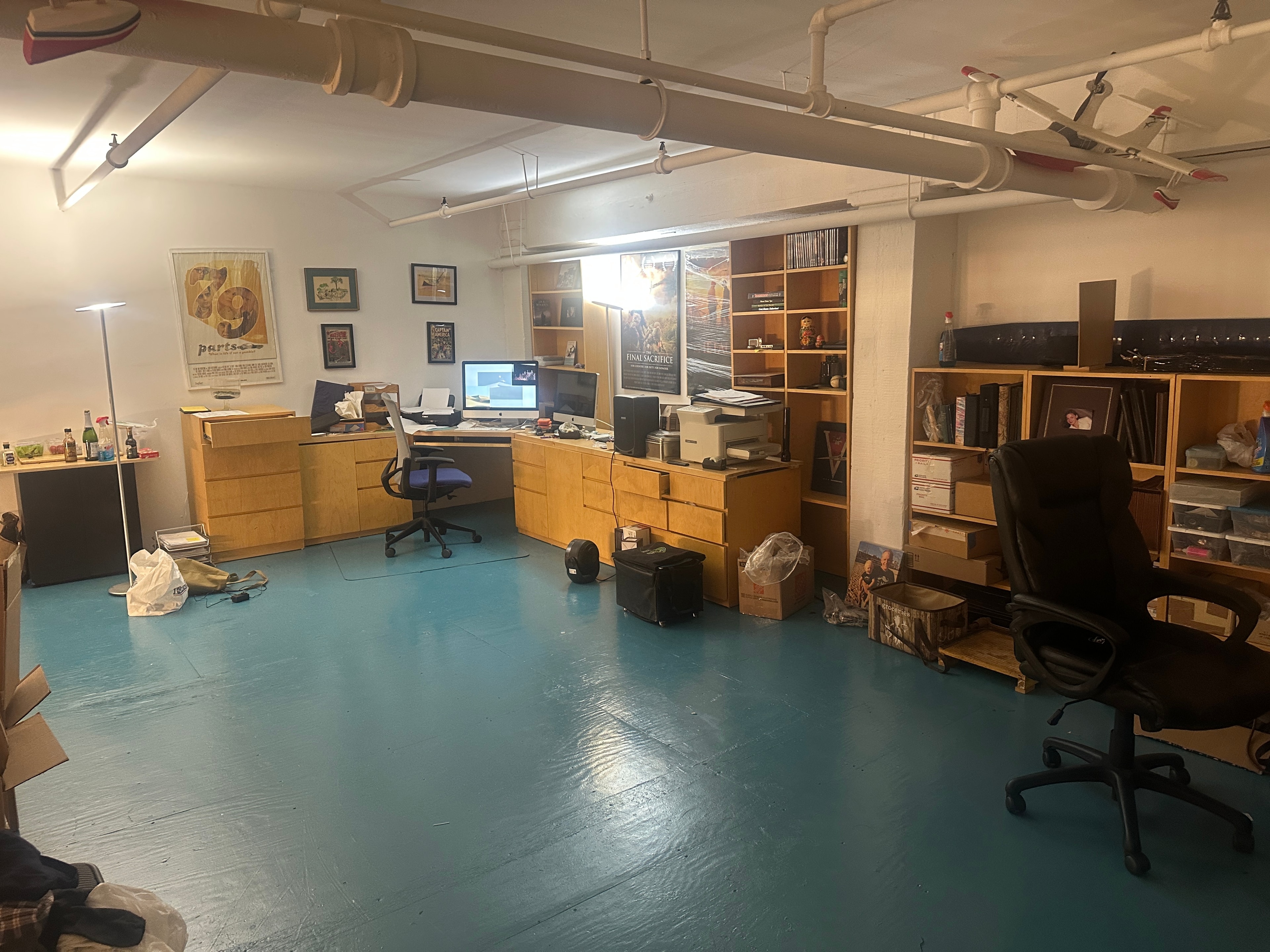 Office and workspace area