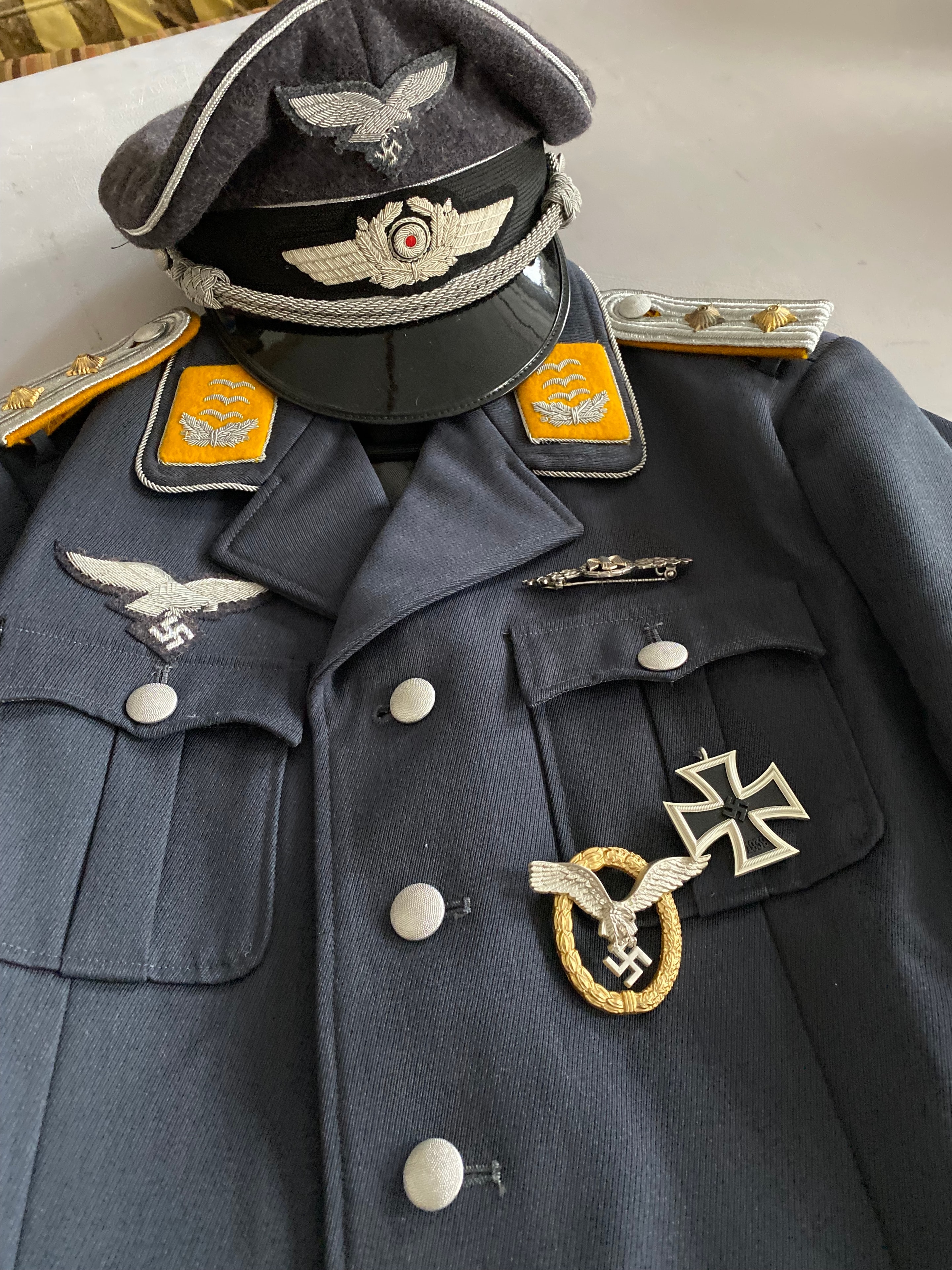 Luftwaffe tunic and hat