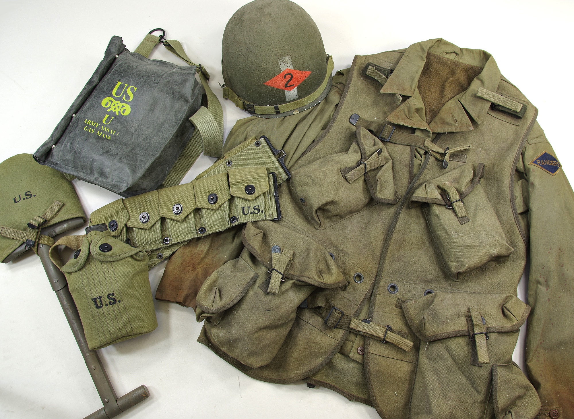 WWII D-Day combat soldiers